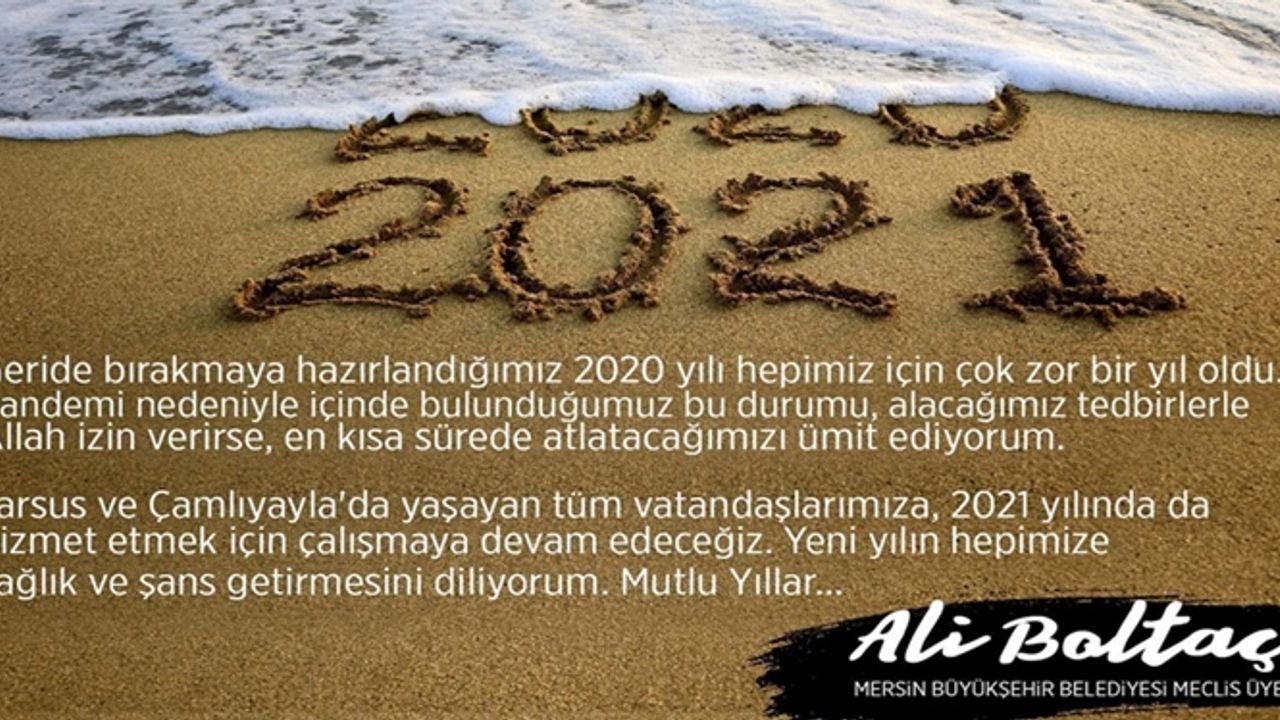 Boltaç'tan Yeni Yıl Kutlama Mesajı