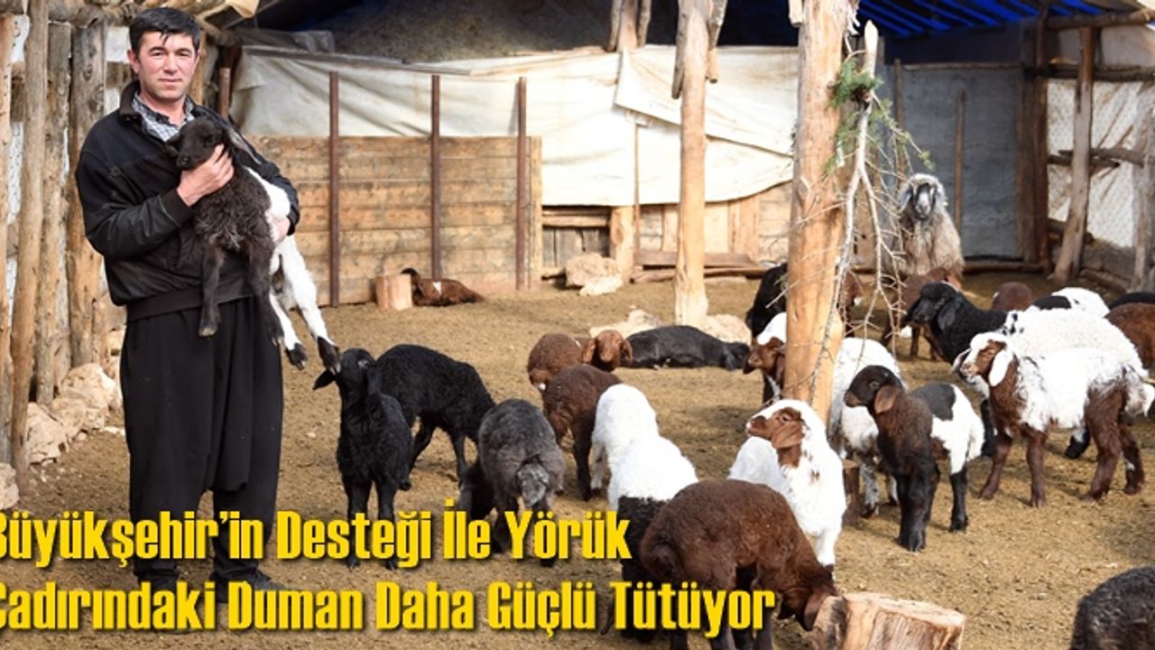 Büyükşehir’in Desteği İle Yörük Çadırındaki Duman Daha Güçlü Tütüyor