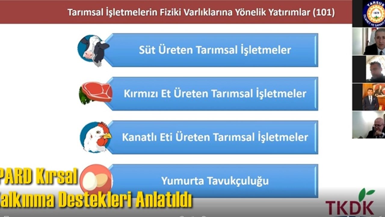 IPARD Kırsal Kalkınma Destekleri Anlatıldı