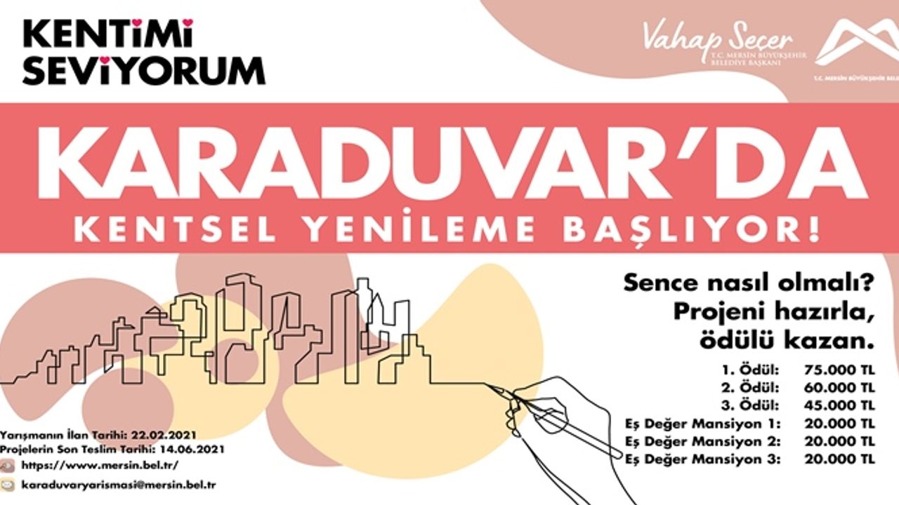 Karaduvar Kentsel Yenileme Yarışması İçin Son Gün 14 Haziran