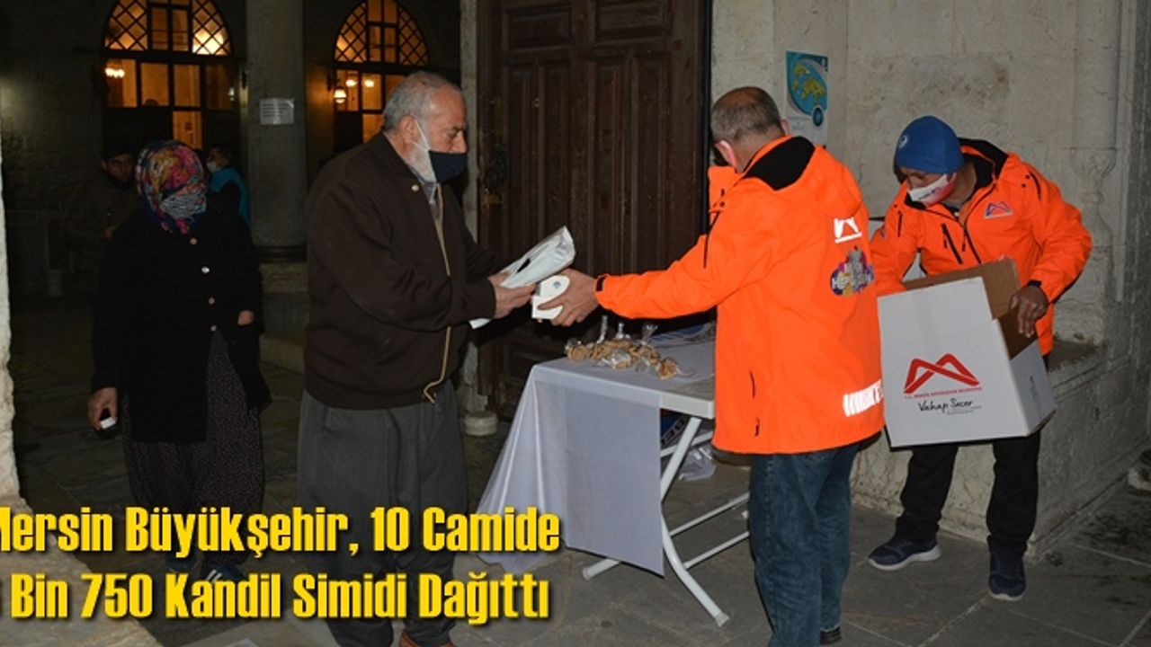 Mersin Büyükşehir, 10 Camide 6 Bin 750 Kandil Simidi Dağıttı