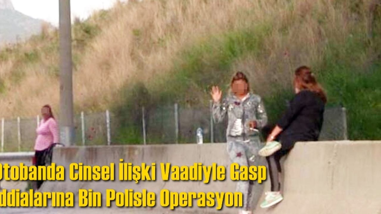 Cono aşiretine bin polisle operasyon! Otobanda cinsel ilişki vaadiyle kandırıp, onlarca kişiyi tenha yerde gasbetmişler