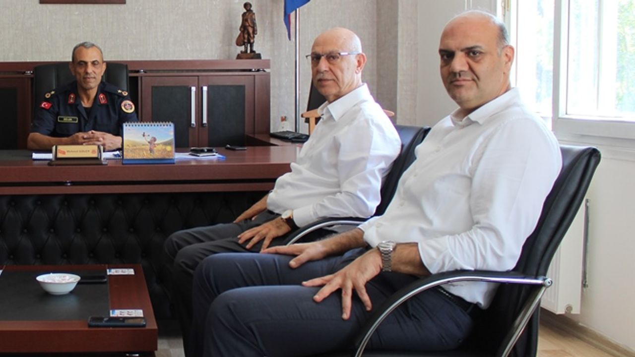 Yüzbaşı Mehmet Güler'e Tarsus Ticaret Borsası Yönetim Kurulundan ziyaret