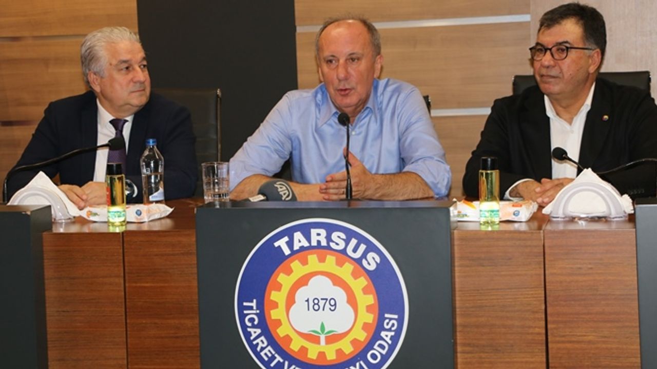 Memleket Partisi Genel Başkanı Muharrem İnce Tarsus TSO’da İş İnsanlarıyla Buluştu