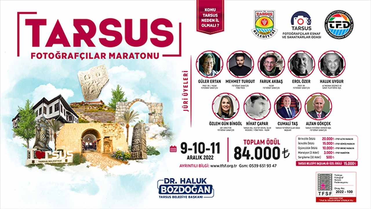 Tarsus Neden İl Olmalı? Konusu İle Fotoğrafçılar Maratonu Başlıyor