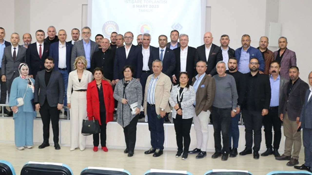 SEDDK Başkanı Mehmet Akif Eroğlu Tarsusta Toplantıya Katıldı