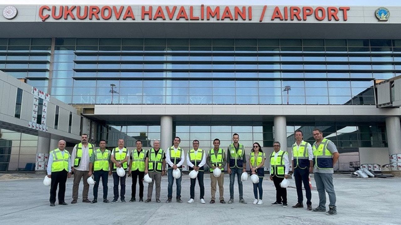Tarsus TSO Yönetimi Çukurova Havalimanını ziyaret etti, Çukurova Havalimanı Ocak’ta hizmete giriyor