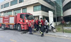 Hastanenin bodrum katından yükselen dumanlar ekipleri alarma geçirdi