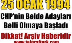CHP’nin Belde Adayları Belli Olmaya Başladı